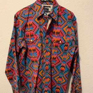 Vintage Wrangler Button Down Shirt